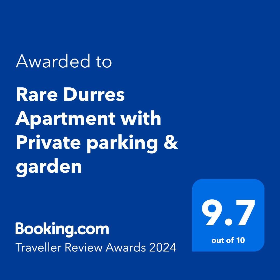 Rare Durres Apartment With Private Parking & Garden Buitenkant foto